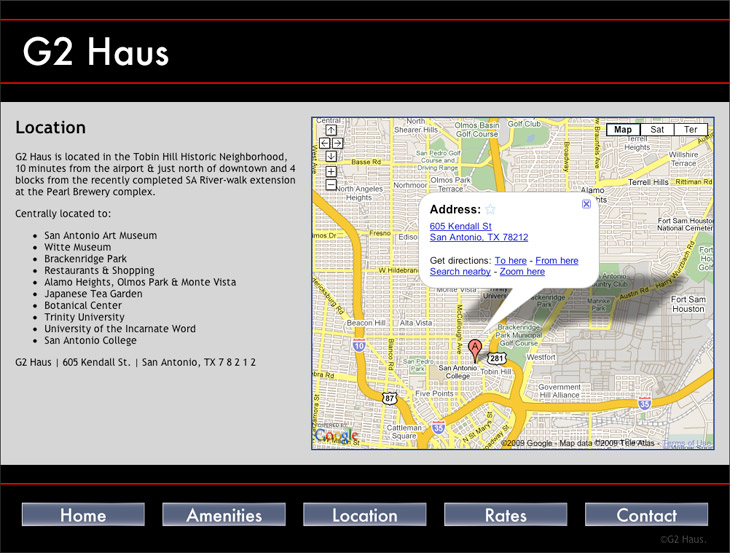 G2-Haus-site03 G2 Haus Location Page with live Google Map