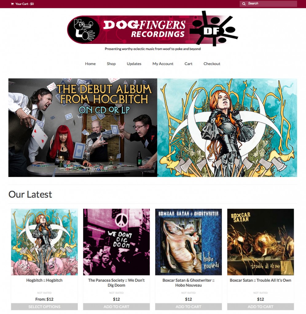 Dogfingers Website