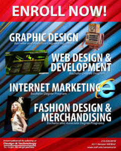 Promotional Poster for IADT | International Academy of Design & Technology