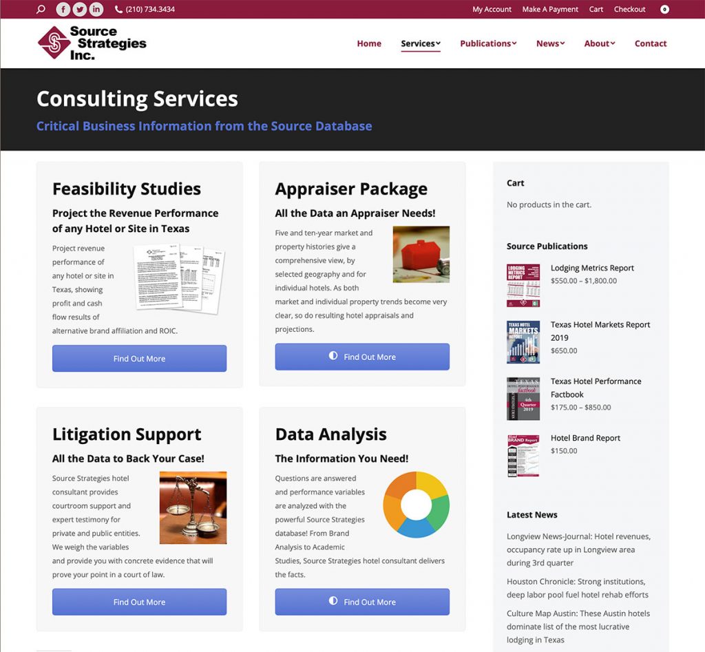 Source Strategies Web Site